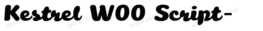 Kestrel W00 Script字体转换 Kestrel W00 Script字体转换